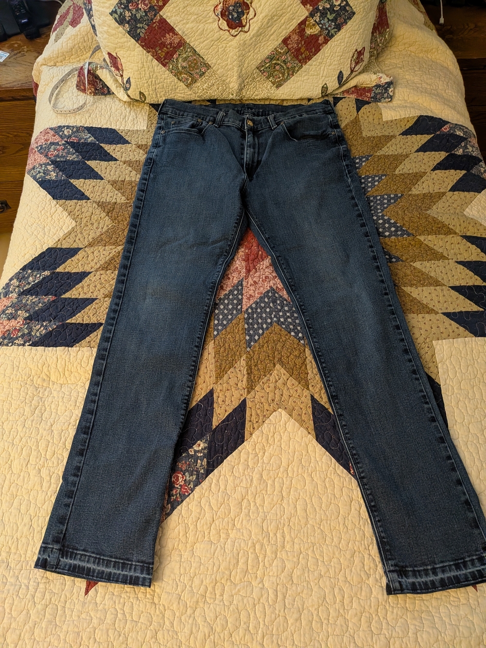 Slim Fit Men's Dark Blue Jeans